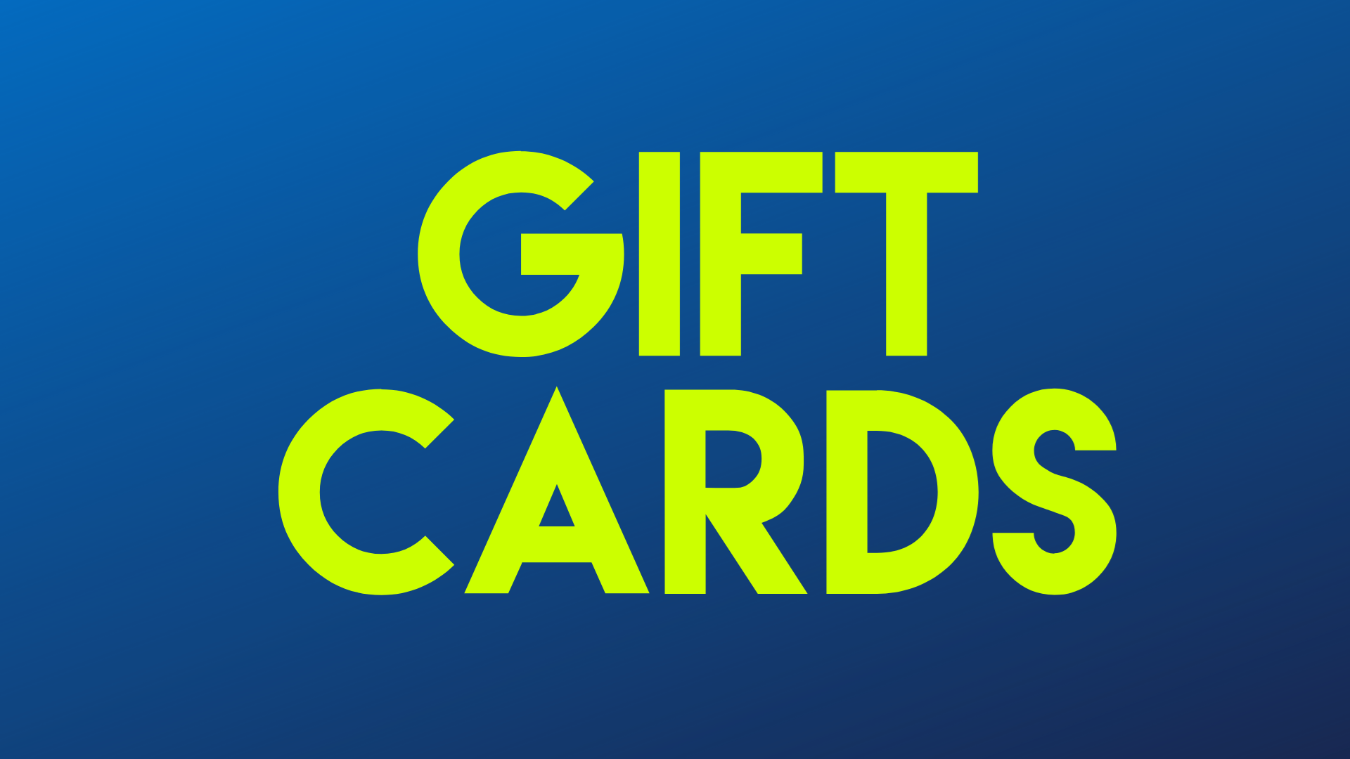 Picture for category Gift Cards